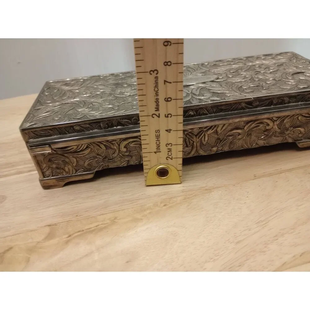 Godinger silver plated jewelry box